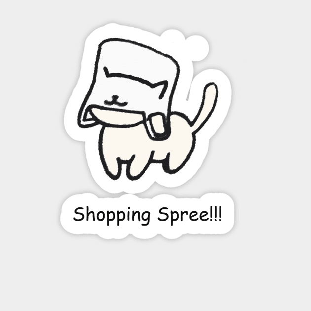 Shopping Spree! Sticker by LuxPNSilva